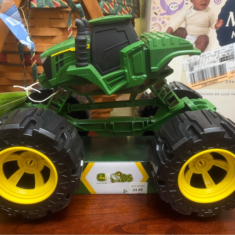 John Deere Monster Treads All-Terrain Tractor Monster Truck Toy Collector NIB